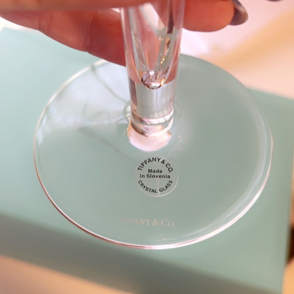 Tiffany & Co champagne flutes